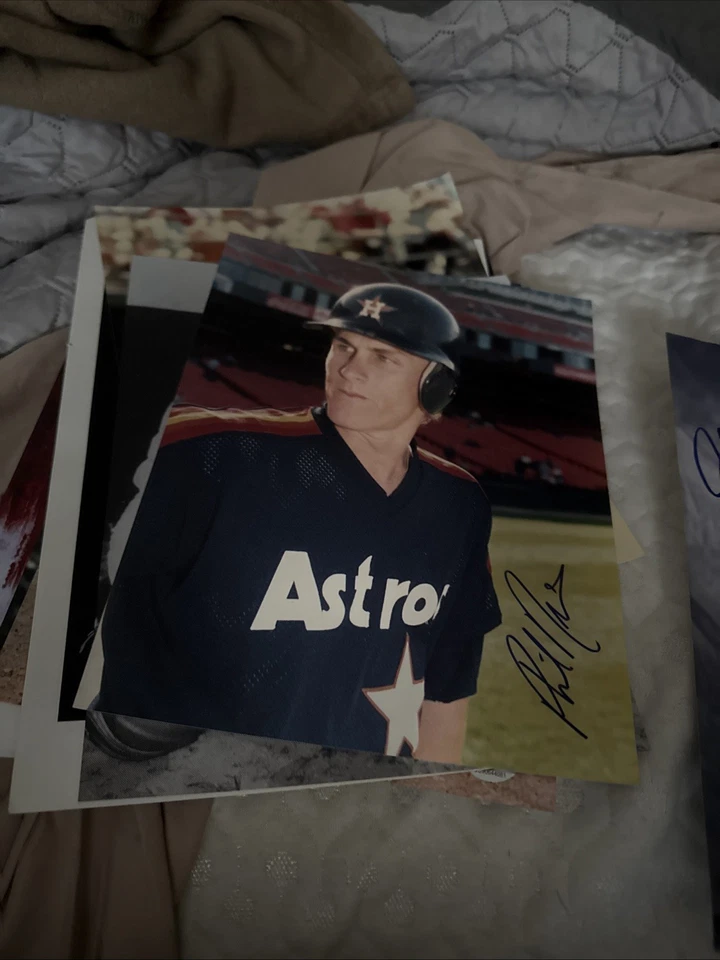 Phil Nevin  Autogtaphed 8x10 Astros - Image 1 of 1