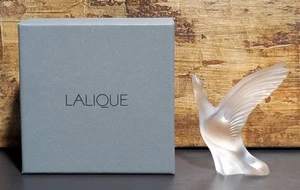 Lalique Bird Cachet Bernache Canada Goose Wings Up Art Glass Figurine New in Box - Photo 1 sur 15
