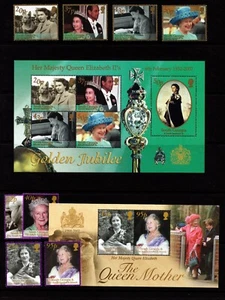 SOUTH GEORGIA  2002  YEAR SET - COMMEMORATIVES  3 SETS + 4  M/S  MNH - Picture 1 of 2