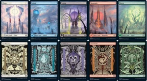 Choose your FULL ART Land ~ Phyrexia: All Will Be One [ NearMint ] [ Magic MTG ] - Picture 1 of 11