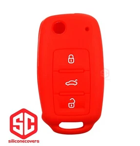 1x New Key Fob Remote Fobik Silicone Cover Fit / For VW - Picture 1 of 2