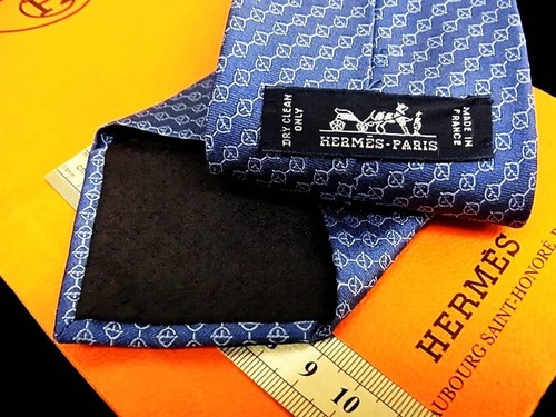 HERMÈS Cravatta uomo HERMES Francia vera seta cravatta abito classico lusso multicolore Y19