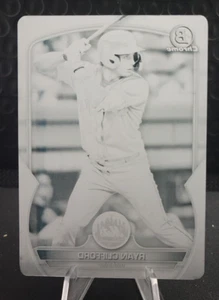2023 Bowman Chrome Draft PRINTING PLATE 1 OF 1 - Ryan Clifford - New York Mets - Picture 1 of 2