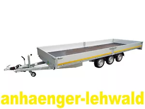 3,5to. Eduard Kastenanhänger 6,06x2,20x0,30m, Tridem, Neu Anhänger LEHWALD - Bild 1 von 15