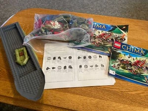 LEGO LEGENDS OF CHIMA: Cragger's Command Ship (70006) 90% with Manuals - Picture 1 of 3