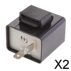 2X 12V LED flasher relay 2-pin flasher unit flasher relay - Picture 1 of 7
