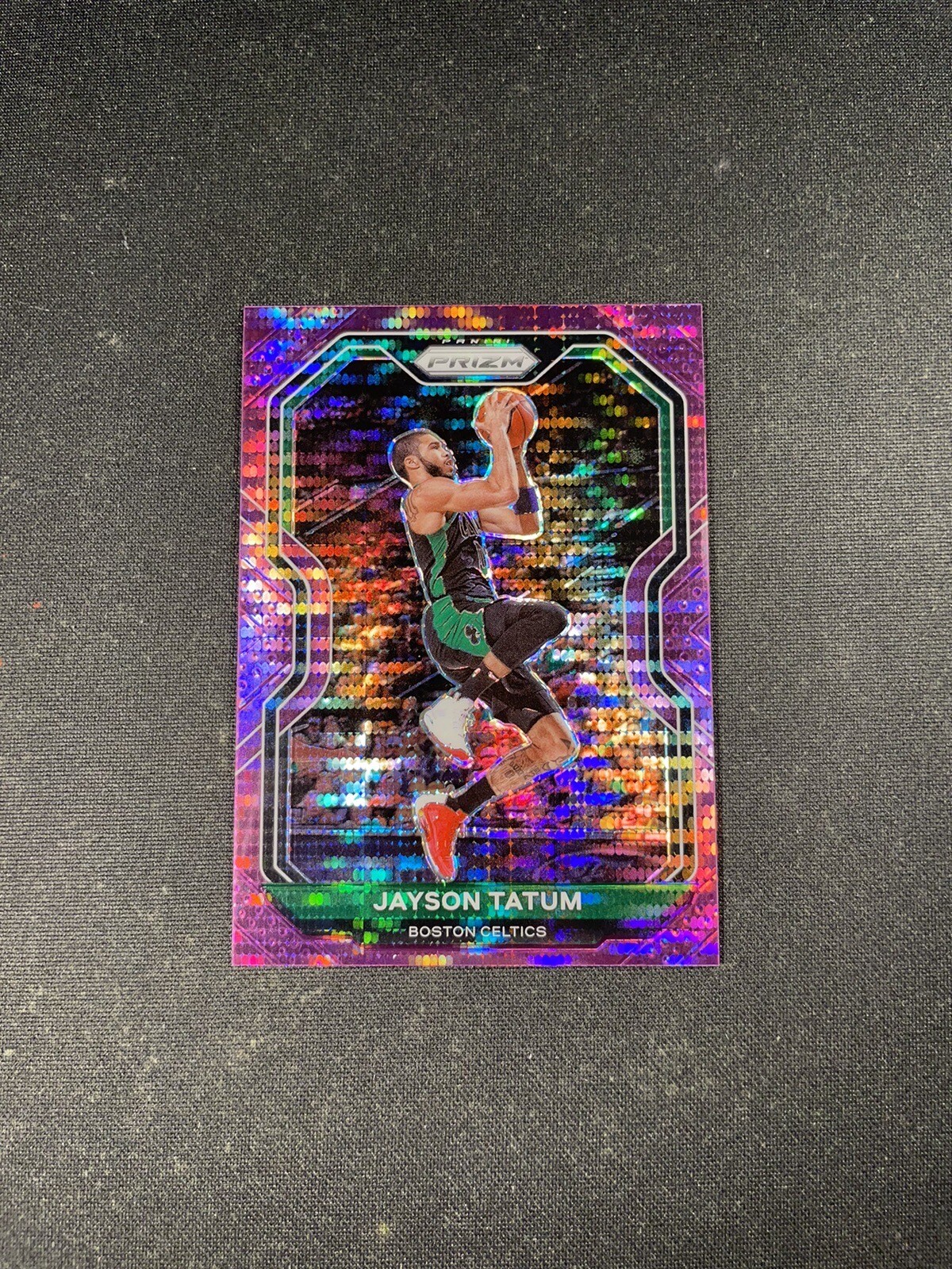 2020-21 PANINI PRIZM JAYSON TATUM PURPLE PULSAR PRIZM /35 #119 Celtics