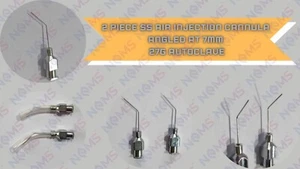 Cánula de inyección de aire SS 27G en ángulo de 7 mm instrumento oftálmico de 2 piezas - Imagen 1 de 15