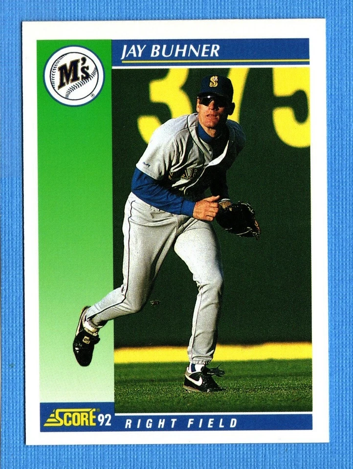 1992 Score #64 Jay Buhner Seattle Mariners - Image 1 of 1