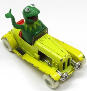 1979 Corgi Kermit the Frog Car Waving Jim Henson Muppets Vintage Diecast - Picture 1 of 5