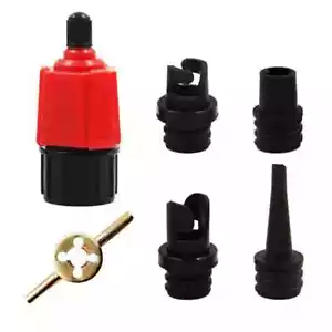 Sup Pumpe Adapter Schlauchboot Gummi Boot Paddel Board Luftventil Adapter 4 Düsen - Bild 1 von 4