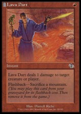 Magic the Gathering MTG Lava Dart (94) Judgment   LP