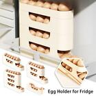 Eierhalter für Kühlschrank, Eierspender automatisch rollendes Eierfach Aufbewahrungsregal 2024