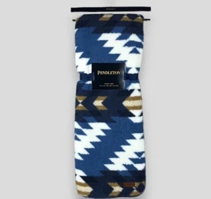Pendleton Eagle River Multicolor Sherpa Throw Fleece Blanket Southwest Aztec - Picture 1 of 8