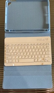 Wireless Keyboard for Tablet 10in Light Blue - Picture 1 of 14