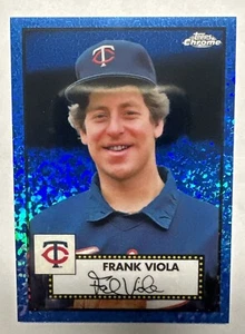 Mini diamantes Topps 2021 cromo platino azul Frank Viola/199 #564 - Imagen 1 de 7