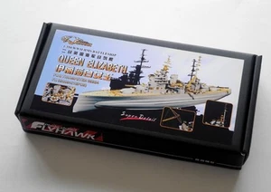 Flyhawk FH350094 1/350 HMS acorazado Queen Elizabeth conjunto de detalles con cubierta de madera - Imagen 1 de 11