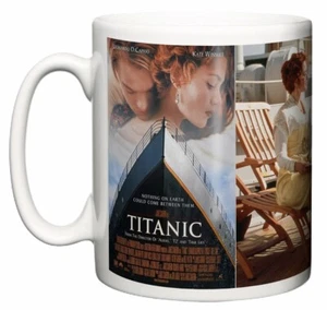Taza de té Titanic Classic Movie 1997 Jack Rose Kate Winslet DiCaprio Zane regalo - Imagen 1 de 4