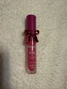 (1) Bath & Body Works PERFECT IN PINK Lippenöl 0,13oz/4ml ~VERSIEGELT~ - Bild 1 von 3