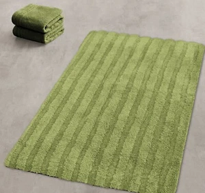 Badteppich KLEINE WOLKE Hoch-Tief-Effekt ca. 60 x 100 cm Dill=Grün - Bild 1 von 4