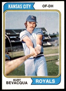 1974 Topps Kurt Bevacqua Baseball Cards #454