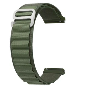 Bracelet de montre intelligente unisexe en nylon de remplacement style boucle alpine 20 mm et 22 mm - Photo 1 sur 36