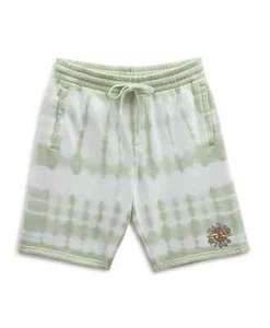 VANS Boy's Elastic Waist Sweat Shorts PEACE OF MIND - Green - XLarge - NWT - Picture 1 of 2