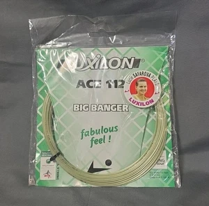 Ein LUXILON BIG BANGER ACE 18 GAUGE TENNISSAITEN-SET, 1,12 mm - Bild 1 von 6