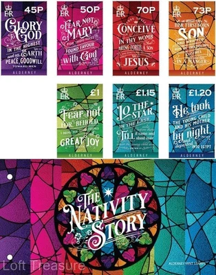 Alderney Stamps: "Christmas Nativity" Presentation Pack 2021 - Image 1 of 4