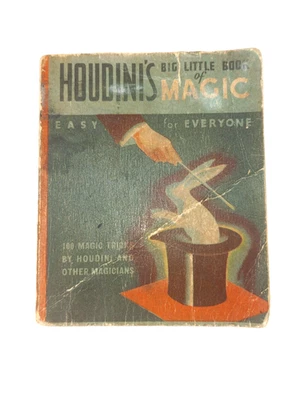 Big Little Book Of Houdini’s Magic 1927 Cocomalt Advertising Whitman  - Image 1 of 4