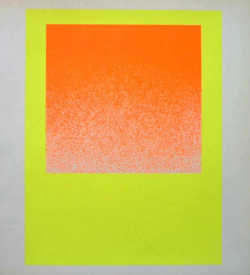 Stell-Es-Auf! RUPPRECHT GEIGER Seriegrafie HANDDRUCK 1969 Sonne Fußball Geschenk - Bild 1 von 3