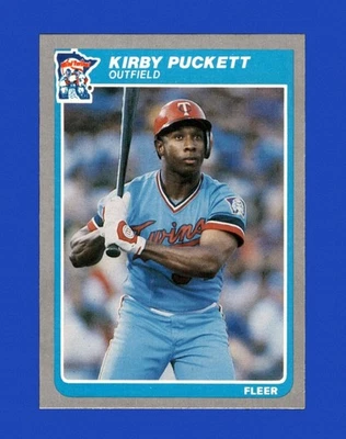 1985 Fleer Set-Break #286 Kirby Puckett RC NM-MT OR BETTER *GMCARDS* - Image 1 of 2