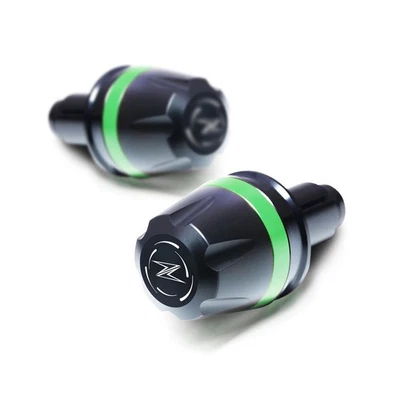 Green Bar End Sliders Racing V-RANGER For Kawasaki Z125 Pro 16-19 18 17 - Image 1 of 4