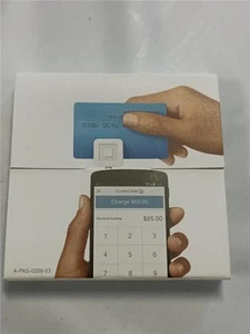 Square Credit Debit Card Reader 3.5mm Headphone Aux Jack White iPhone Android - Picture 1 of 5
