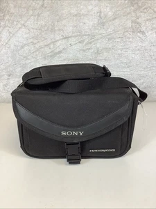 Sony Handycam Shoulder Bag LCS-VA20 Black Camcorder Camera Carry Strap Padded - Picture 1 of 3