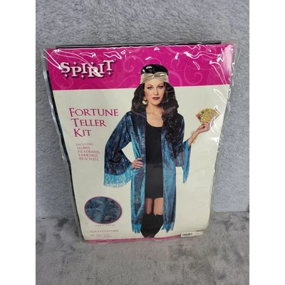Spirit Halloween Fortune Teller Kit Costume Shawl Headband Earrings Bracelet - Image 1 of 4