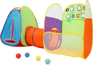 Alvantor Pop Kinder Spielzelt Spielzeug Zelt Tunnel Bällebad Indoor Outdoor Babyzelt - Bild 1 von 11