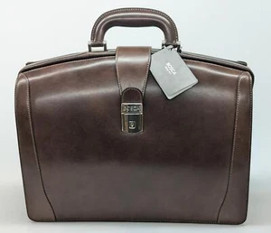 Bosca Old Leather Dark Brown Small Partner's Briefcase #821-39 - Picture 1 of 5