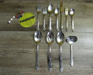 ROGERS Stainless Flatware DREAM ROSE aka ROSE BUD Korea CHOICE OF PIECE - Picture 1 of 40