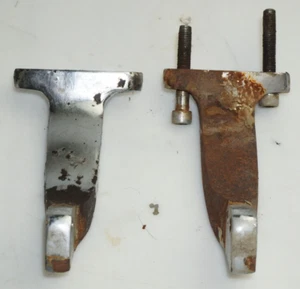 HARLEY DAVIDSON 81-83 FLT REAR FLOOR BOARD MOUNTS mounting bracket tab fxr - Picture 1 of 5