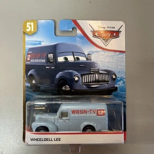 Disney Pixar Cars Wheeldell Lee WRSN-TV 12 2018 Mattel - Picture 1 of 8
