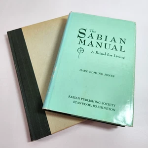 1930 The Ritual of Living and 1976 Sabian Manual Marc Edmund Jones Vtg Occult - Picture 1 of 24
