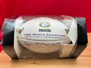 Green Bay Packers 1996 World Champs Football NIB - Picture 1 of 2