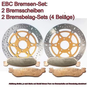 EBC Bremsen Set 2x MD1152X + 2x FA390HH für Honda CBR 600 CB 1000 CB1000 CBR600 - Bild 1 von 3