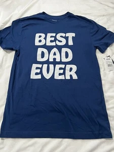 Mens Best Dad Ever T-Shirt Navy Blue Special Thanks Cotton New - Picture 1 of 7