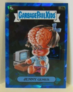 2020 Topps GPK Garbage Pail Kids Sapphire Atomic REFRACTOR Jenny Genius #27b - Bild 1 von 2