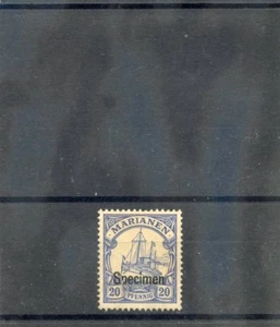 MARIANA IS Sc 20var (MI 20SP) * VF OG 1901 20pf VIO ULTRAMARINE, ESEMPLARE OPT, $120 - Foto 1 di 1