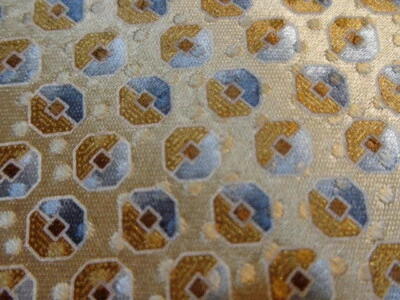 ERMENEGILDO ZEGNA ~ CAMISA SOCIAL MASCULINA DE SEDA TERNO GRAVATA ~ MEDALHÕES BEGE BRONZEADO CINZA - Imagem 1 de 4