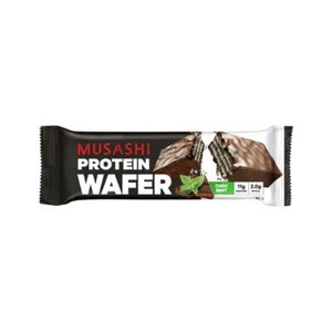 Musashi Protein Wafer Bar Choc Mint 40g Muscle Recovery High Protein - Picture 1 of 3