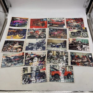 Lot of 36 Photos Of Vintage Motorcycles & Cars Car Shows Photographs 80s 90s - Picture 1 of 15